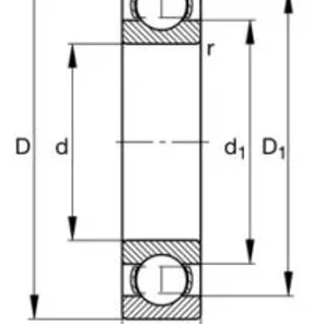Серия 619 / 69 (открытые, закрытые 2RS и ZZ)