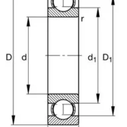 Серия 160 (открытые, закрытые 2RS и ZZ)